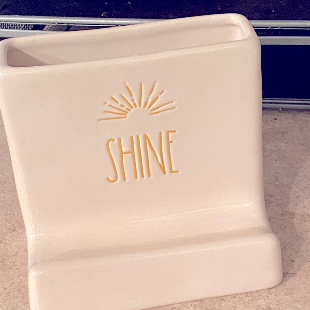 Rae Dunn, SHINE, desk organizer
